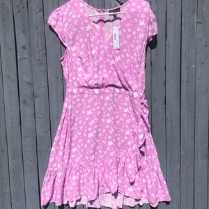J. Crew Floral Faux Wrap Dress NWT